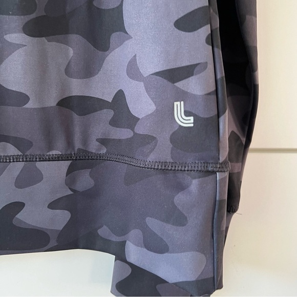 Lole Black and Grey Camouflage Zip Up Active Jacket - Picture 6 of 8